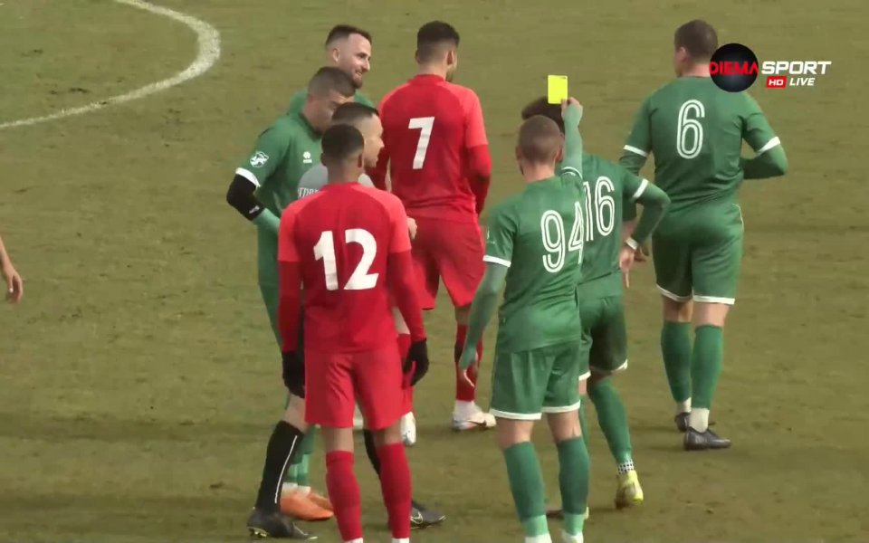 На любопитен момент станаха свидетели зрителите на двубоя от efbet