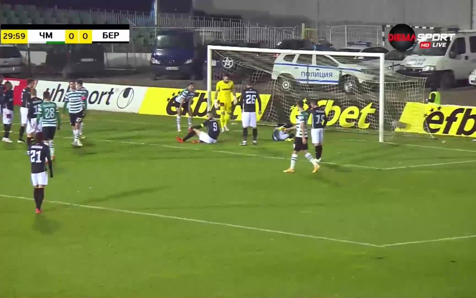 Черно море - Берое 0:0 /първо полувреме/
