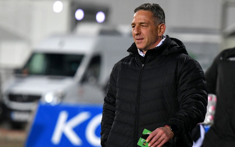 Треньорът на Берое Петър Колев говори след загубата с 0:1