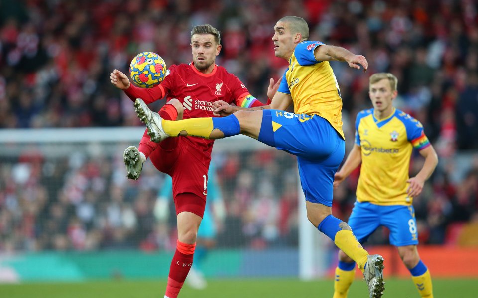 Ливърпул посреща тима на Саутхемптън в пореден мач от 13-ия