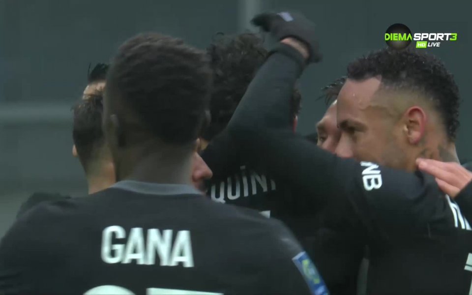 Пари Сен Жермен успя да изравни на Сент Етиен в