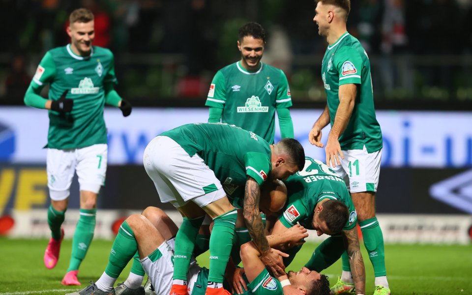 Вердер Бремен постигна най-убедителната си победа от началото на сезона