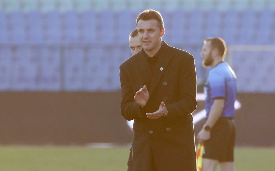 Наставникът на Лудогорец - Станислав Генчев, остана доста довоен от