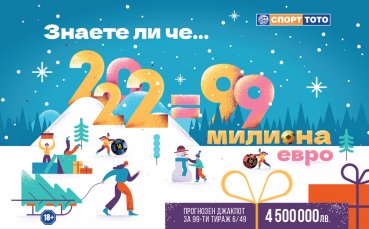 2022 може да звучи като 99 милиона евро