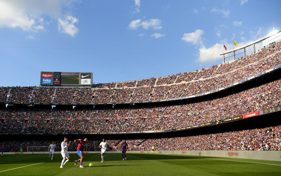 Испанските спортни стадиони ще могат да се завърнат на 100%
