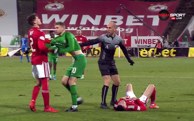 Грозни сцени и меле в края на ЦСКА и Лудогорец