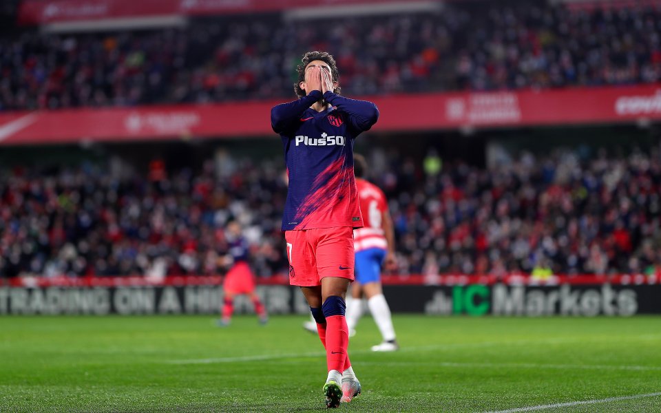 Пропадането на Атлетико Мадрид в Ла Лига продължава с пълна