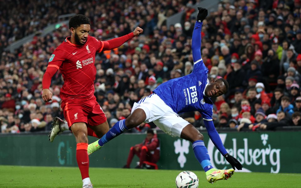 Ливърпул приема Лестър Сити в четвъртфинален мач от Купата на