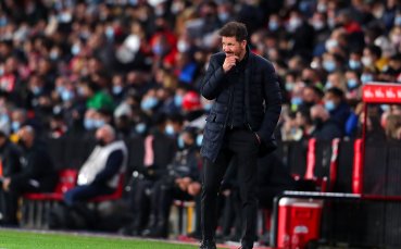 Треньорът на Атлетико Мадрид Диего Симеоне изрази сериозното си притеснение за резултатите