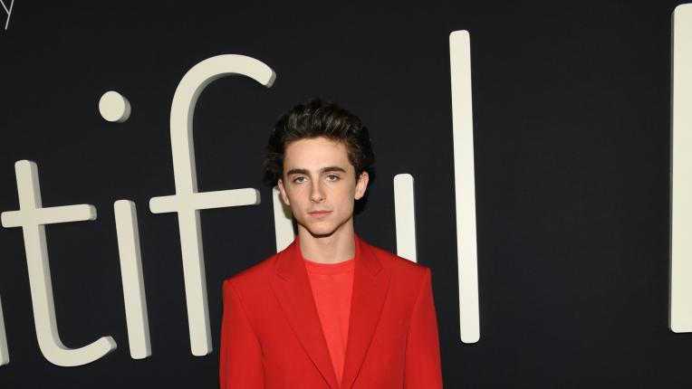  Тимъти Шаламе в алено 