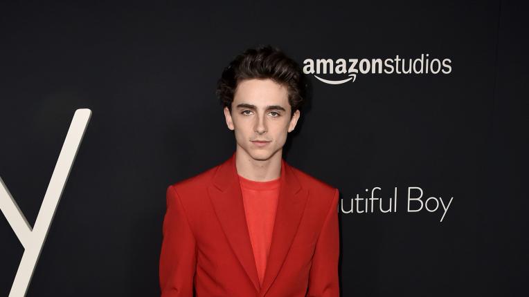  Тимъти Шаламе в алено 