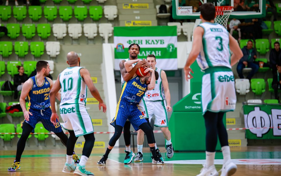 Балкан победи израелския Макаби Хайфа в Балканската лига по баскетбол за мъже