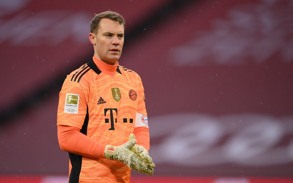 Капитанът на Байерн Мюнхен Мануел Нойер е един от четирима