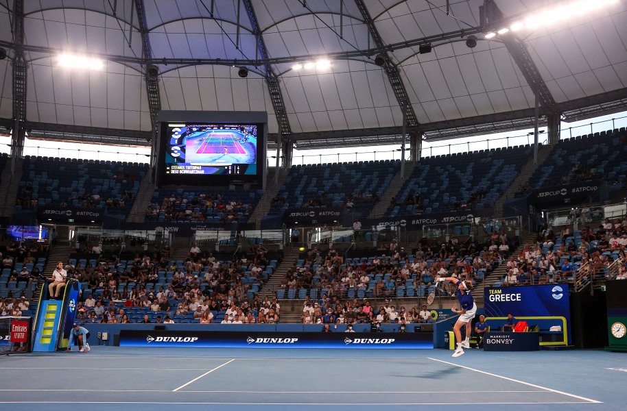 Аржентина Гърция ATP Cup Диего Шварцман Стефанос Циципас1