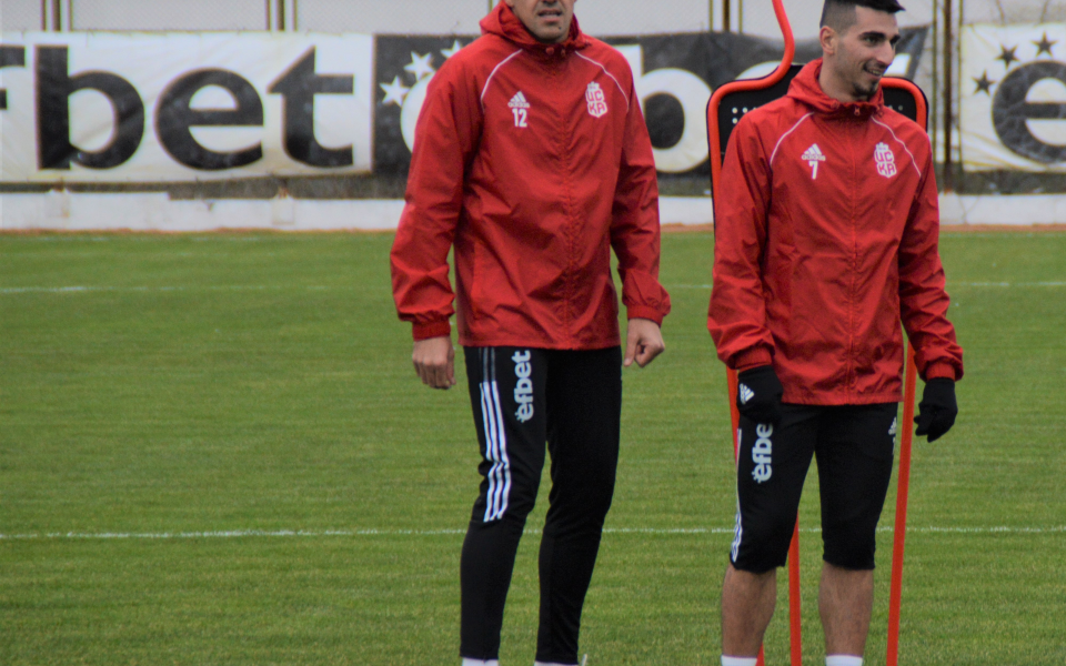 ЦСКА 1948 с първа тренировка в Поморие, 07.01.2022 г.