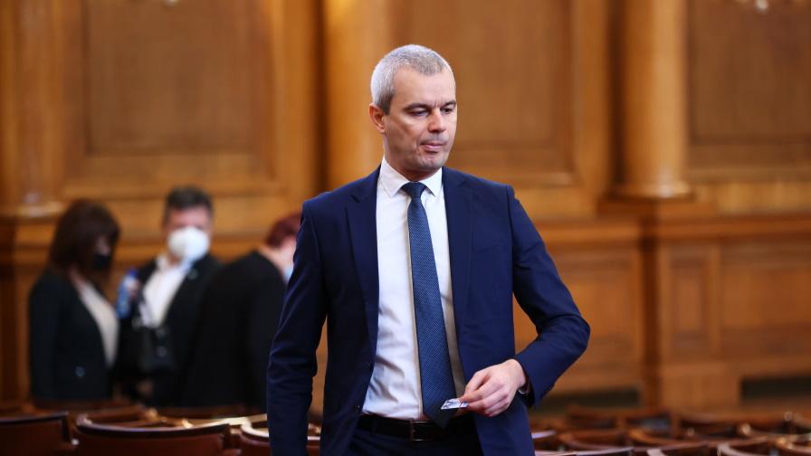 Костадинов категоричен: Няма да има правителство в този парламент