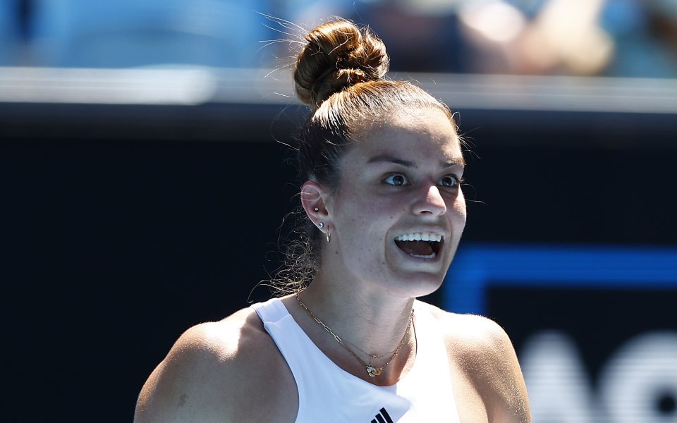 Джесика Пегула - Мария Сакари 2:0 сета [7:6 (0), 6:3] / Australian Open, 1/8-финал, 23.01.2022 г.