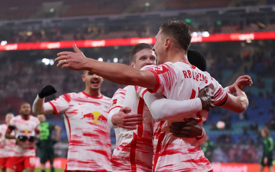 Отборът на РБ Лайпциг победи Волфсбург с 2:0 в среща