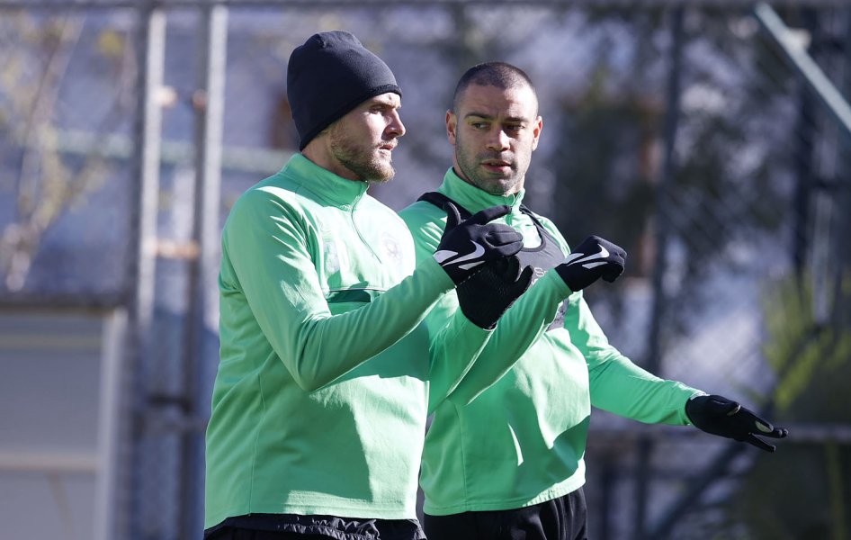 Лудогорец тренировка1