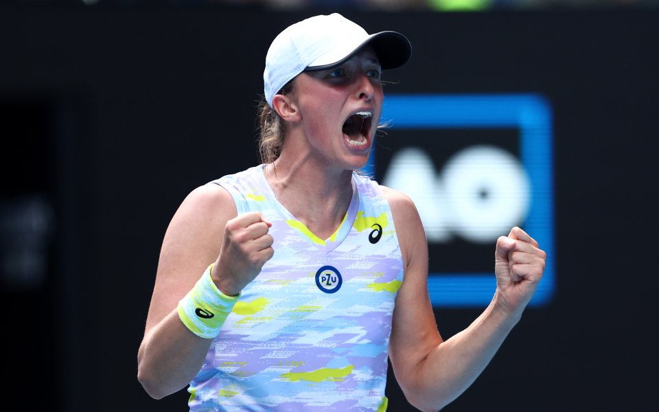 Ига Швьонтек се класира за полуфиналите на Откритото първенство на