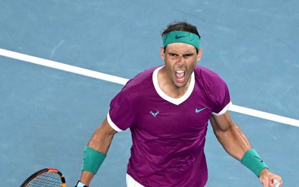 Триумфиралият с титла №21 от Големия шлем - Рафаел Надал,