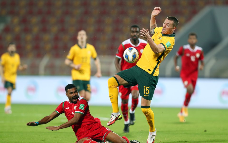 Оман - Австралия 2:2 / Световни квалификации, зона Азия, група B, осми кръг, 01.02.2022 г.