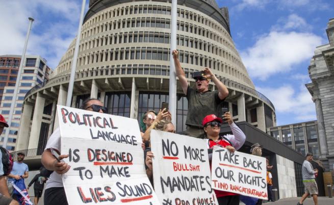 Протестът срещу COVID мерките в Нова Зеландия се разраства