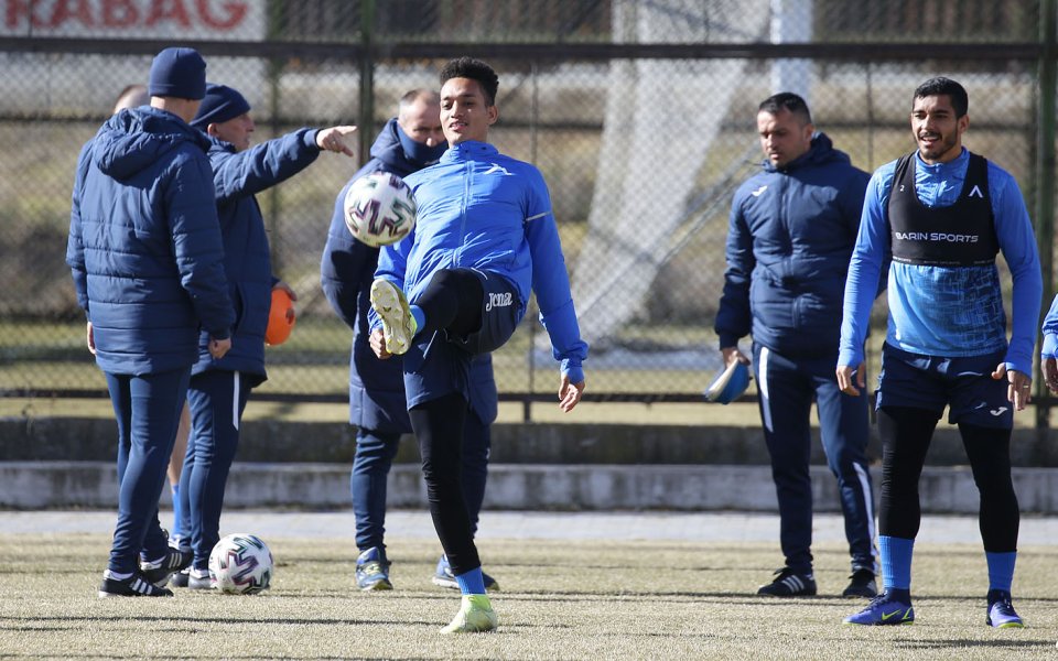 Тренировка на Левски, 18.02.2022 г.