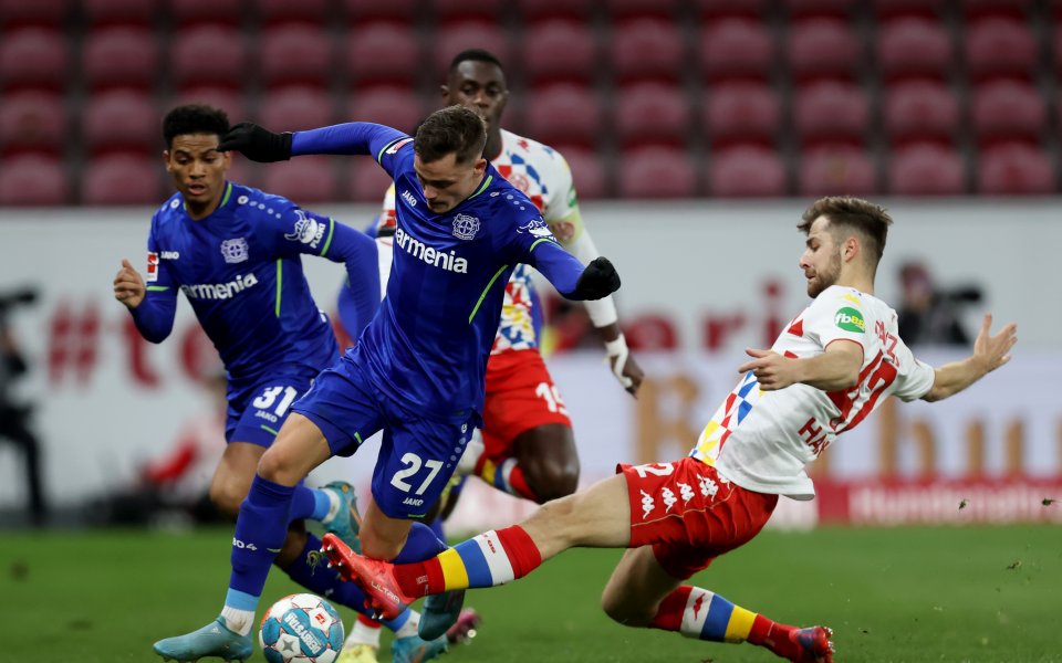 Майнц 05 - Байер Леверкузен 3:2, 19.02.2022 г.