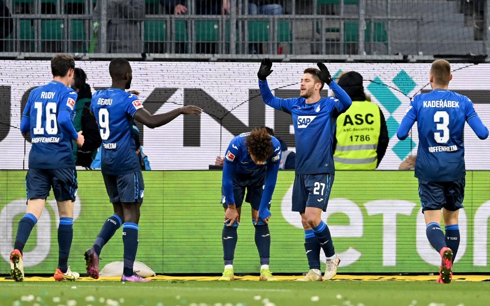Хофенхайм обърна Волфсбург в рамките на 5 минути през второто