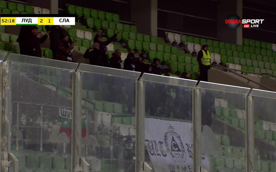 Отборът на Славия успя да върне един гол при визитата