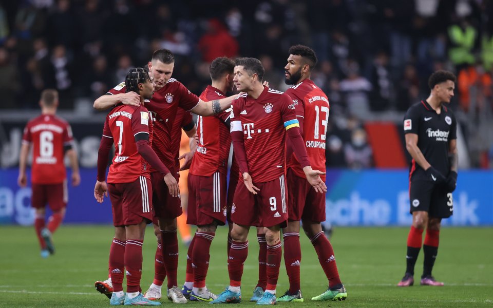 Отборът на Байерн Мюнхен записа успех с 1:0 при гостуването