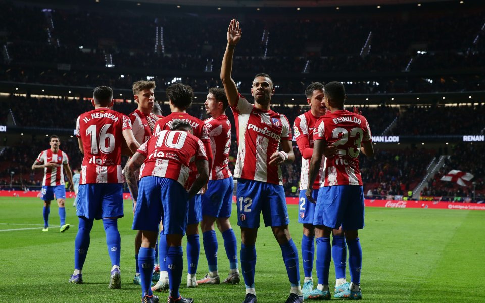 Атлетико Мадрид победи Селта с 2:0 в домакинството си от