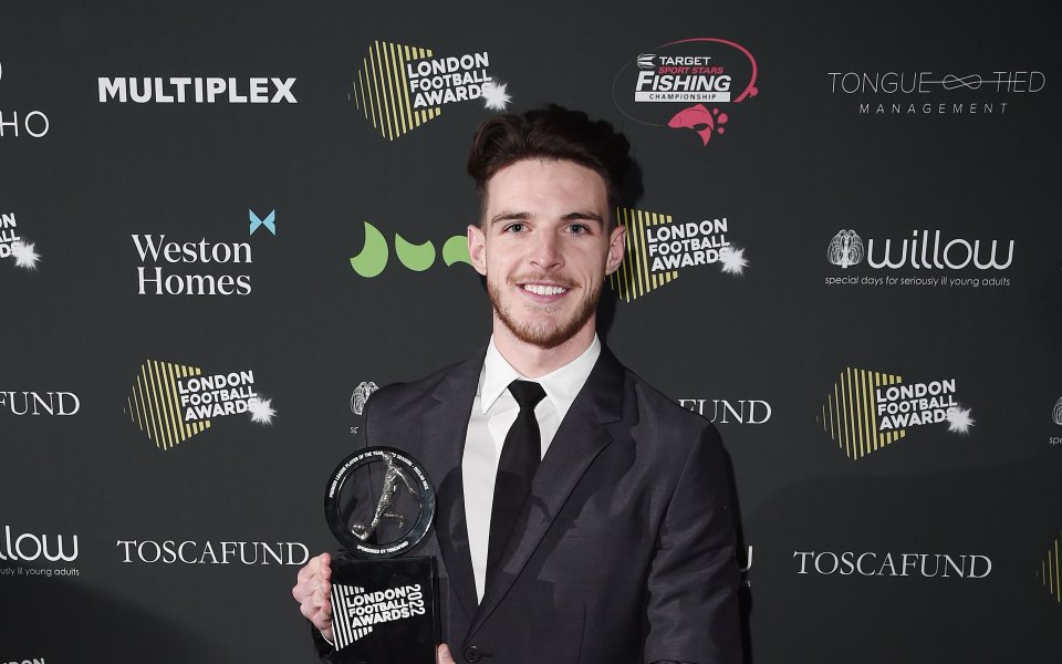 Футболистът на Уест Хем Деклан Райс се надява да играе