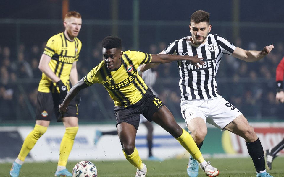 Преслав Боруков завоюва приза Играч на мача в срещата между