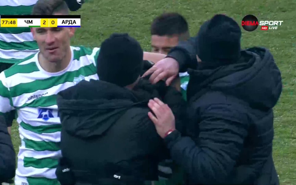 Отборът на Черно море вече води с 2:0 на Арда