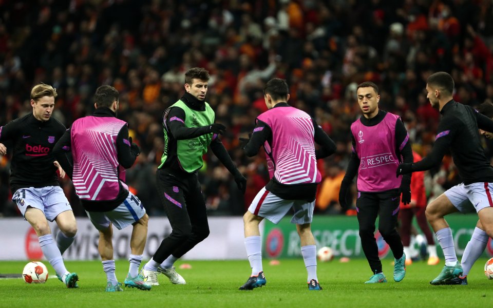 Отборите на Галатасарай и Барселона играят при в мач-реванш от