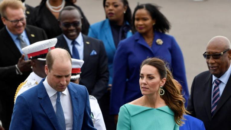Херцогът и херцогинята на Кеймбридж пристигат на Бахамските острови