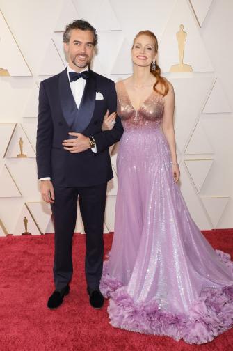 двойка Оскар награди червен килим