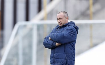 Треньорът на Левски Станимир Стоилов говори след Добра проверка
