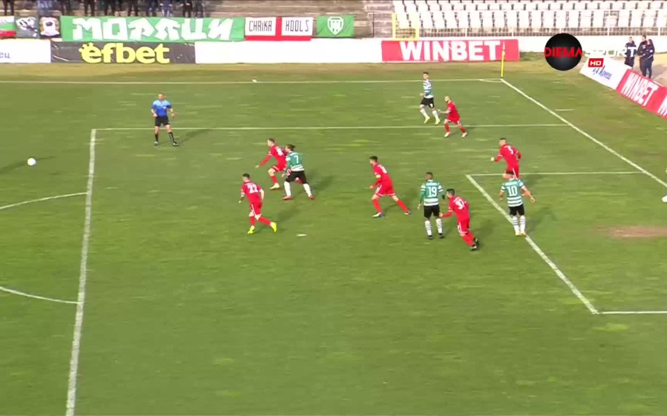 Още в следващата атака след прекъсването Черно море заслужено поведе