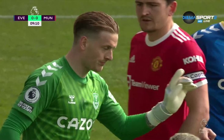 Евертън - Манчестър Юнайтед 1:0 /първо полувреме/