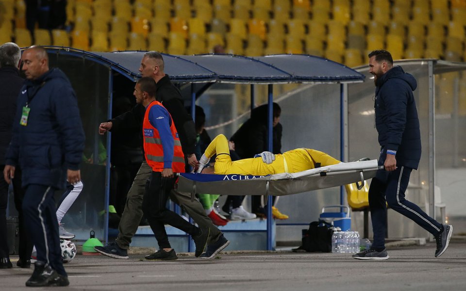 Вратарят на Левски &ndash; Николай Михайлов, се е разминал с