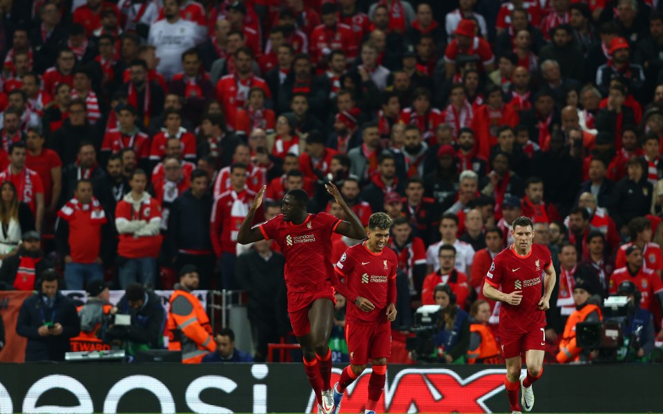 Ливърпул - Бенфика, 1/4-финал в ШЛ, 13.04.2022 г.