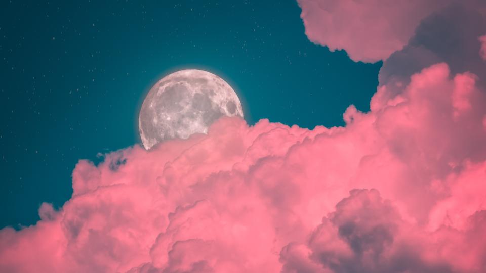 розова луна