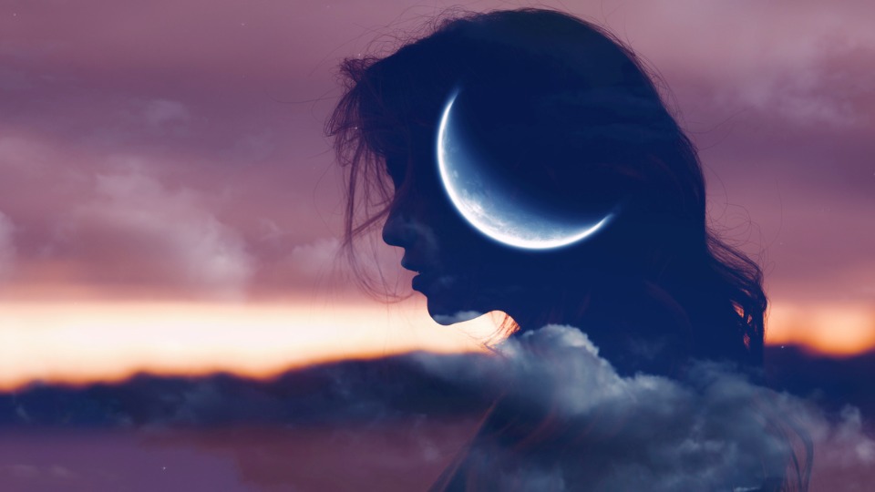 жена луна астрология магично мистично