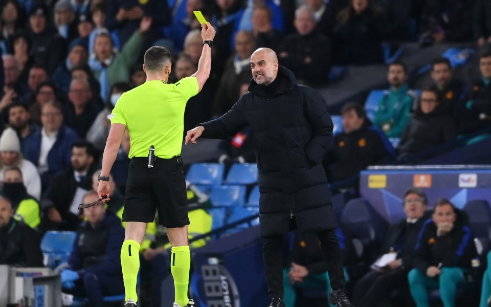 Мениджърът на Манчестър Сити Пеп Гуардиола говори след победата с