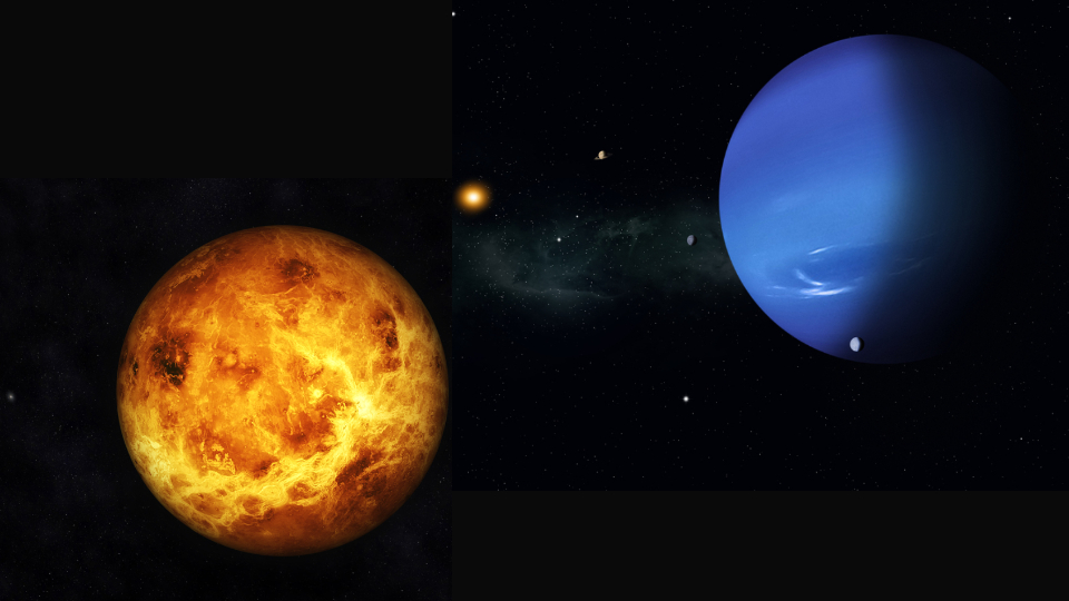 Венера и Нептун съвпад космос планети астрология
