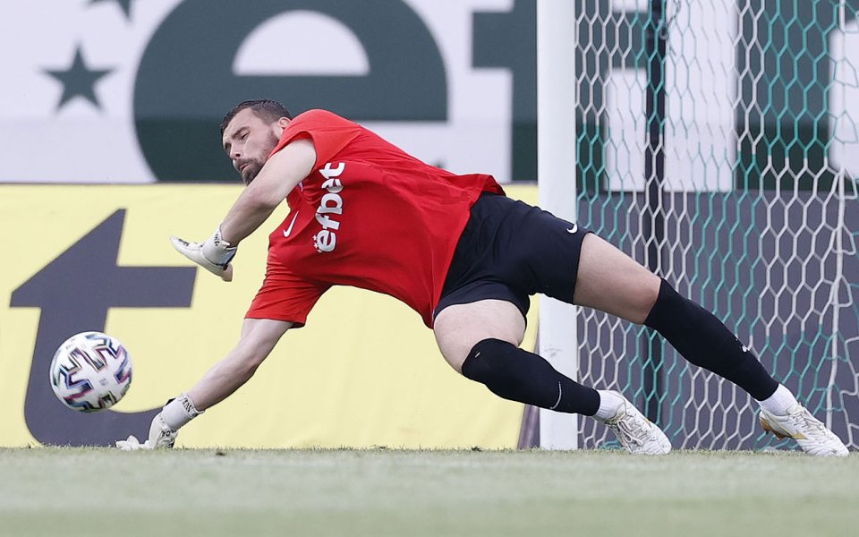 Вратарят Мартин Луков, който през зимата подписа с Арда до