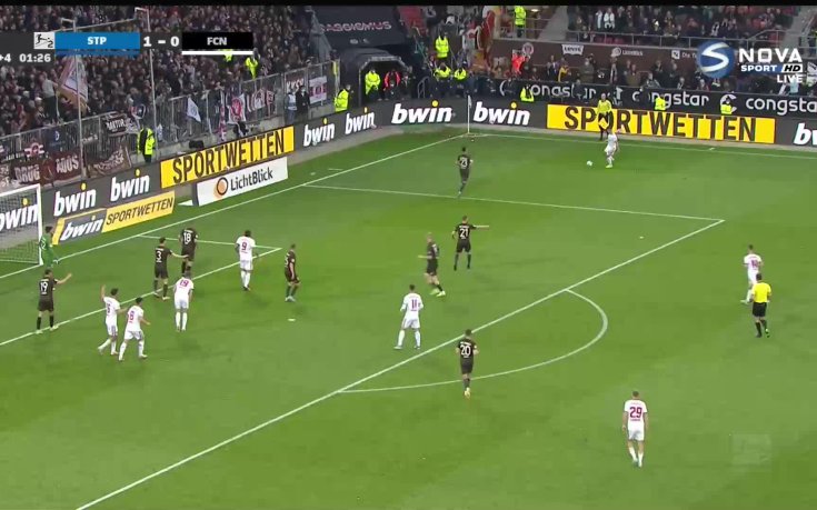 Санкт Паули - Нюрнберг 1:1 /репортаж/